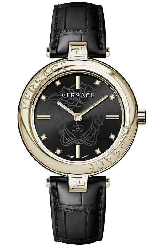 Versace watch - LAD 3H LTH BLK Fashion VE2J00421 Quartz
