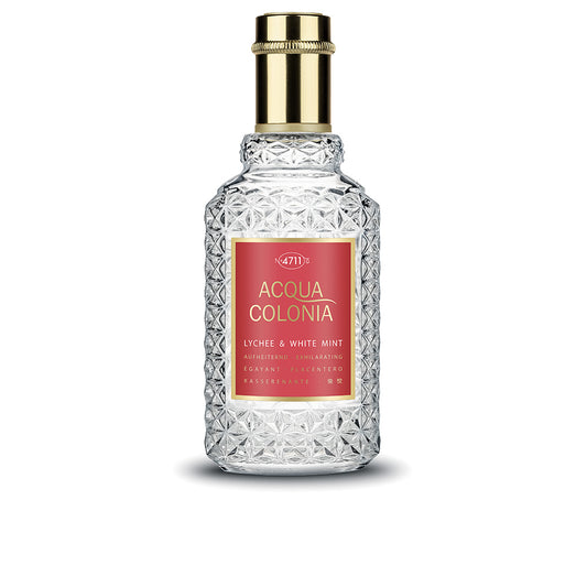 4711 ACQUA COLONIA LYCHEE & WHITE MINT eau de cologne spray 50 ml Unisex Aromática Perfumes