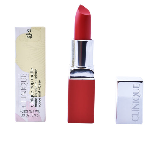 Clinique POP matte lip color + primer #03-ruby pop Woman Makeup