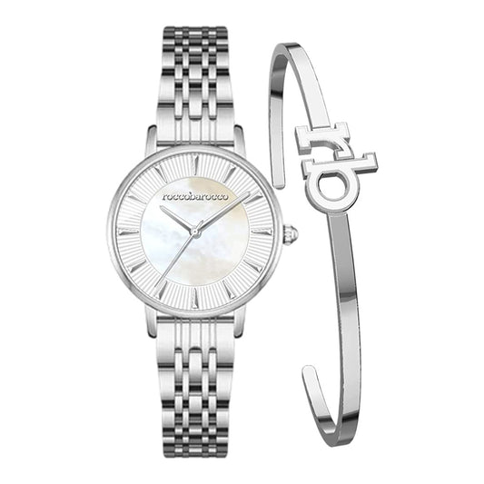 Roccobarocco Rb.4659L-01m Ladies Watch And Bangle Set