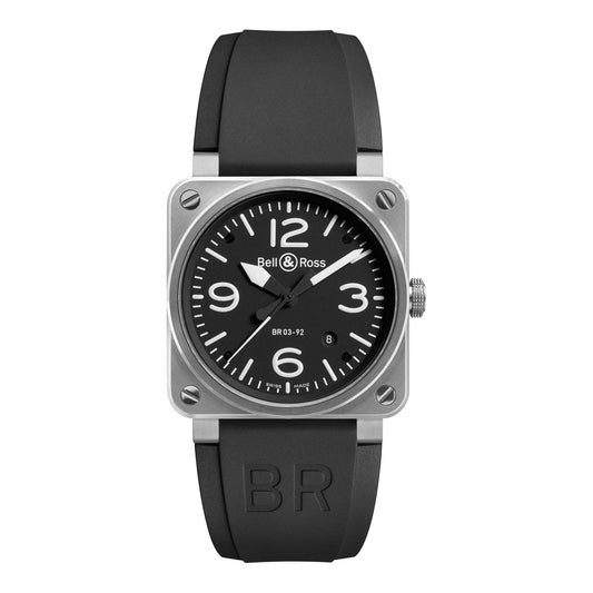 Bell & Ross Aviation BR0392-BLC-ST orologio uomo al quarzo - Kechiq Concept Boutique