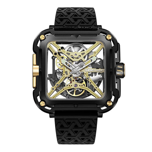 Ciga Design X-Series X021-BLGO-W25BK orologio uomo meccanico - Kechiq Concept Boutique