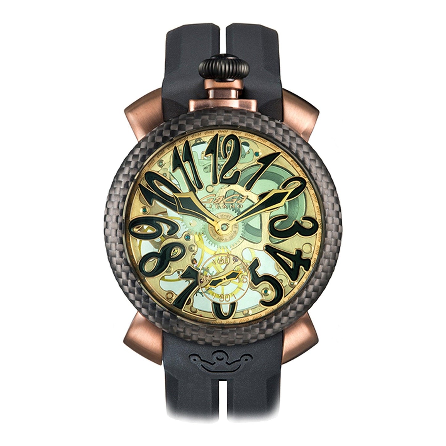 Gagà Milano Brown PVD 5318GRE01 orologio uomo meccanico - Kechiq Concept Boutique
