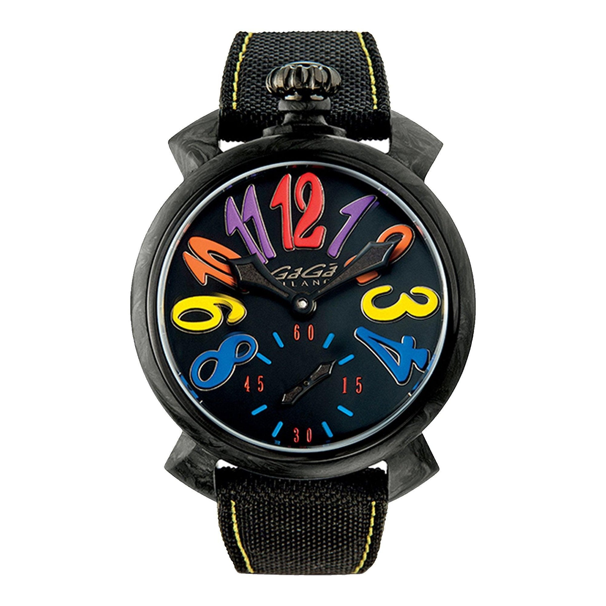 Gagà Milano Carbon 606202S orologio unisex meccanico - Kechiq Concept Boutique