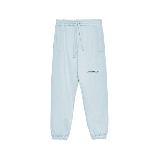 Hinnominate Elasticated Cotton Sweatpants in Gray