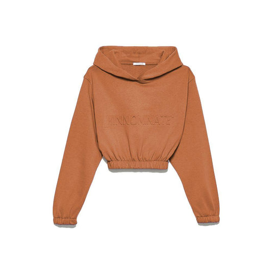 Hinnominate Brown Cotton Sweater - Kechiq Concept Boutique
