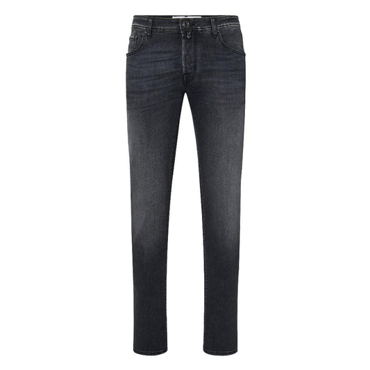 Jacob Cohen Black Cotton Jeans & Pant - Kechiq Concept Boutique