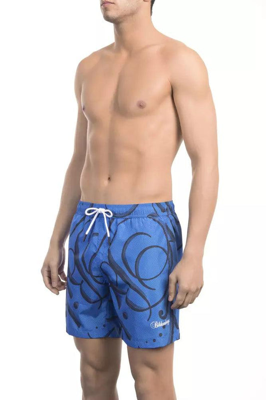 Bikkembergs Blue Polyester Swimwear