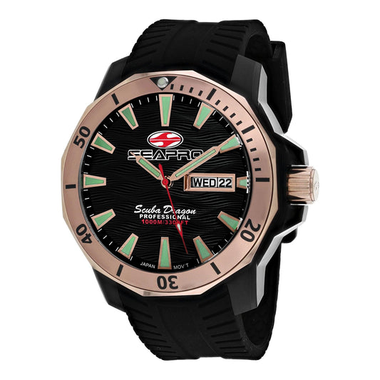 SEAPRO 1000 Meters Scuba Dragon Diver Limited Edition SP8323 orologio uomo al quarzo - Kechiq Concept Boutique