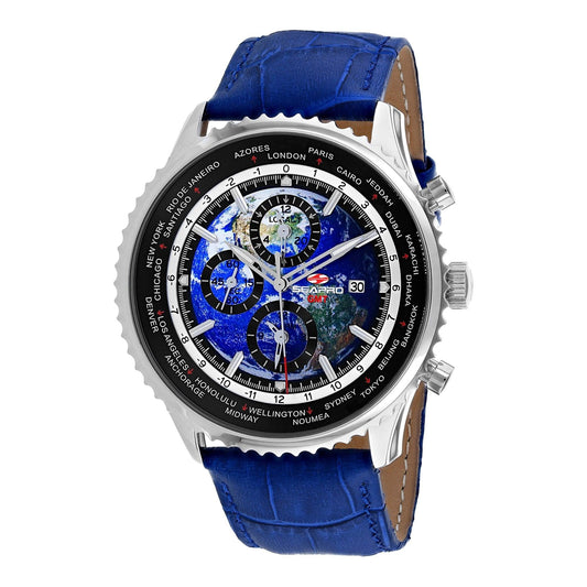 SEAPRO Meridian World Timer GMT SP7132 orologio uomo al quarzo - Kechiq Concept Boutique