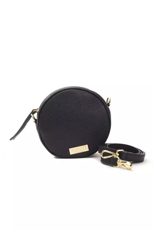 Pompei Donatella Gray Leather Crossbody Bag - Kechiq Concept Boutique